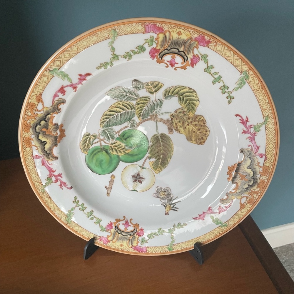Mark Roberts Porcelain Plates with Fruit Motif - Picture 5 of 6